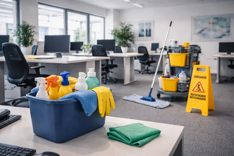 Büroreinigung: Hygiene am Arbeitsplatz für mehr Produktivität